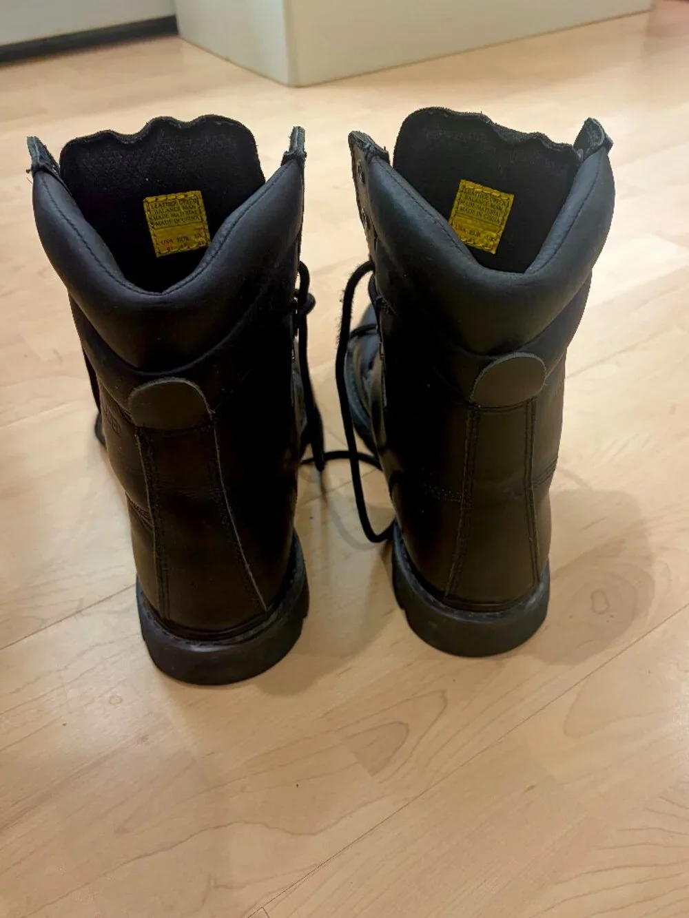 HIJAX Insulated Work Boots – Black Lace‑Up Heavy Duty